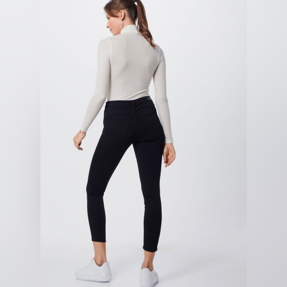 AG Adriano Goldschmied Jeans Women 31 Black The Legging Ankle - Picture 4 of 13